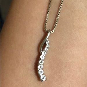 Diamond and silver Pendant